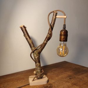 Houten lamp #1
